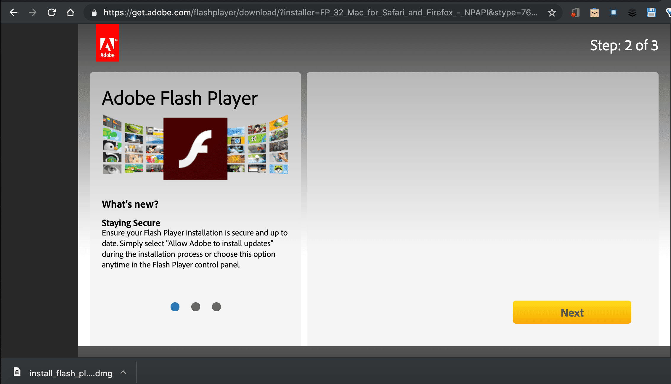 install adobe flash os x